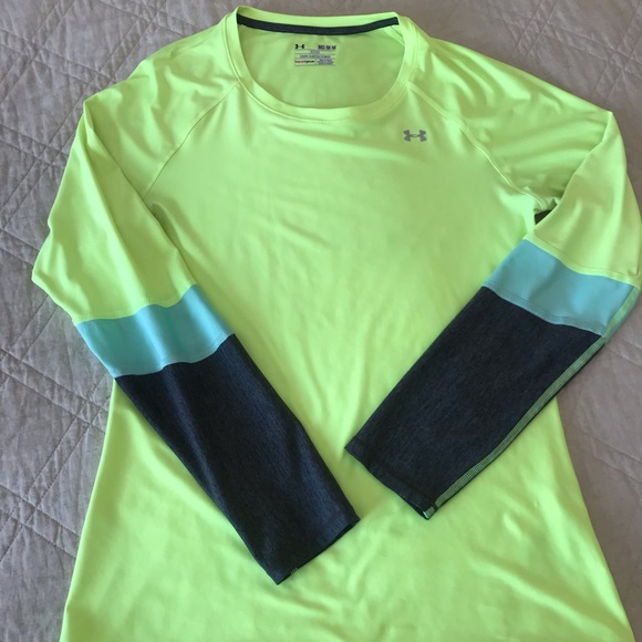 Under Armour Tops - Yellow Under Armor long sleeve shirt